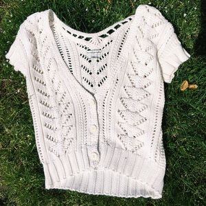 American Eagle Outfitters White Sweater